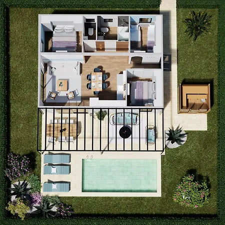 Resort Beach Villa بيت للعطل *